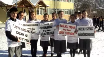 Kargı'da Öğrenci ve Kursiyerler Sağlıklı Yaşam İçin Yürüdü