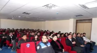 Korkuteli Emniyeti'nden Öğrencilere Madde Bağımlılığı Semineri