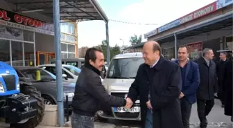 Başkan Özakcan'a Aymas'da Samimi Karşılama