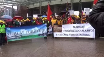 Tekirdağ'da 57. Alay Yürüyüşü