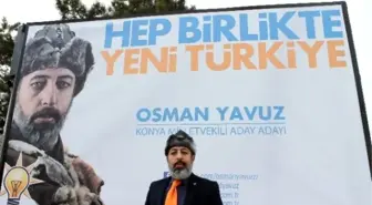 Ak Partili Aday Adayından İlginç Afiş