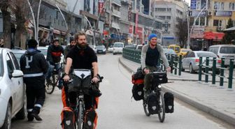 İngiltere'den Tokat'a Bisikletle 222 Günde Geldiler