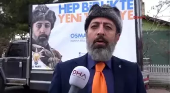 Konya AK Parti Milletvekili Aday Adayından Osmanlı Börklü Afiş