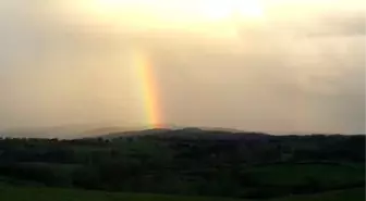 Kazdağlarında Gökkuşağı Manzarası