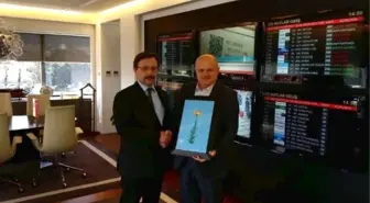 Bilal Cicavoğlu, Hamdi Topçu'yu Ziyaret Etti