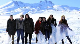 Erciyes'te Naylonlu Kayak