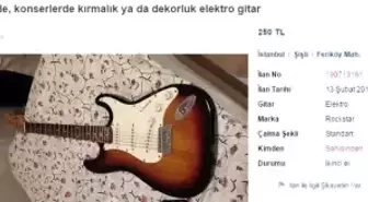 Sahibinden Tek Kullanımlık Gitar ! Sahibi Öyle Diyor..