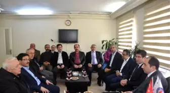 Rektör Alkan'dan AK Parti ve Sendikalara Ziyaret