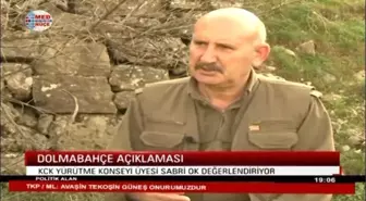 Kck Yöneticisi Sabri Ok Dolmabahçe Açıklamasından Bu Yana Değişen Bir Şey Yok