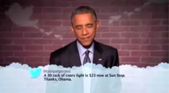 President Obama Reads Mean Tweets