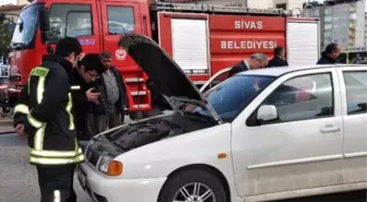 Park Halindeki Otomobilden Sızan Gaz Paniğe Sebep Oldu