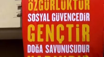 İslahiye'de Hdp'lilerden Nevruz Kutlaması