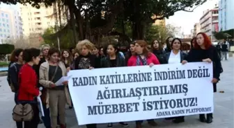 Adana'da Kadınlardan Kadın Cinayeti Protestosu