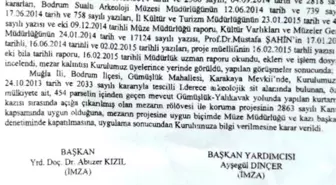 AK Parti Bodrum İlçe Başkanı Demiralp Tarihi Eser Tartışmasına Son Noktayı Koydu