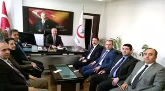 AK Parti'den Yücel'e Ziyaret