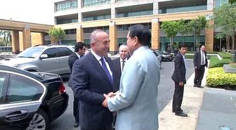 Çavuşoğlu - Patimapragorn Heyetlerarası Görüşme