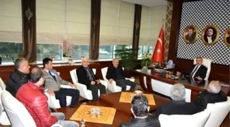 Başkan Baran Amatör Spor Kulübü Temsilcilerini Ağırladı