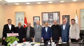 Başkan Püsküllüye Batum Derneğinden Ziyaret