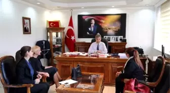 Türk Amerika İş Kadınları Derneği'nden Kaymakam Hamza Erkal'a Ziyaret