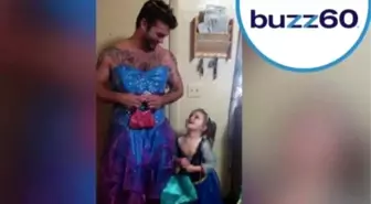 Uncle Of The Year Wears Princess Dress To See 'Cinderella' With Niece