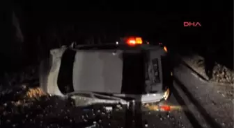 Besni'de Otomobil Devrildi: 4 Yaralı