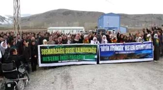 Muradiye'de Hes Protestosu