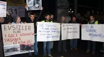 Şefkat-der'den Evsizler İçin Bir Gece Sokakta Yaşama Etkinliği