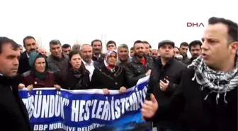 Van - Muradiye'de Hes Protestosu -2