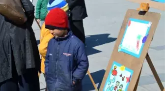 Anaokulu Öğrencileri Dünya Su Günü İçin Resim Yaptı