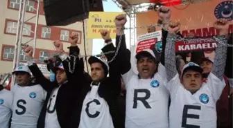 Türkiye Kamu-sen'den 'Ek Zammımı Unutma, İş Güvenceme Dokunma' Mitingi