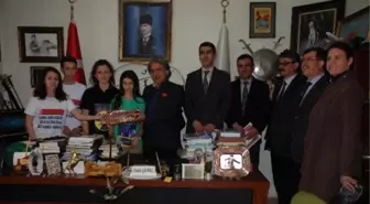Başarılı Öğrencilerden Kaymakam Genel'e Ziyaret