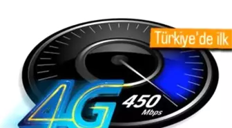 Turkcell'den 450 Mbps Hızında 4g Testi