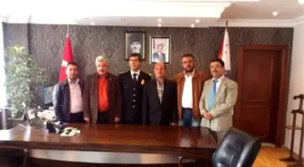 Muhtarlardan Emniyet Müdürü Kurt'a Ziyaret