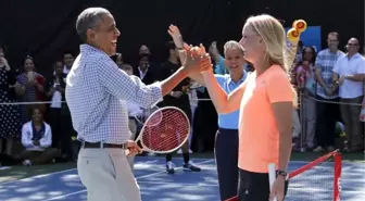 Obama, Dünya 5 Numarası Wozniacki'ye Karşı