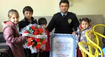 Beyşehir'de Minik Öğrencilerden Emniyete Ziyaret