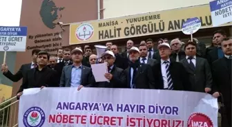 Eğitim Bir Sen'den 'Angaryaya Hayır, Nöbete Ücret' Eylemi