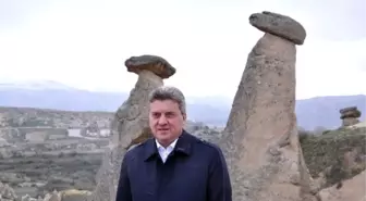 Makedonya Cumhurbaşkanı İvanov Peribacalarını Gezdi