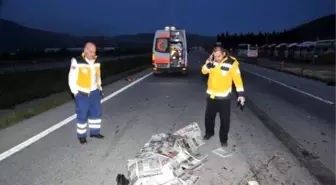 150 Kilometre Hızla Kamyona Çarpan Sürücü Araçtan Fırlayıp Öldü