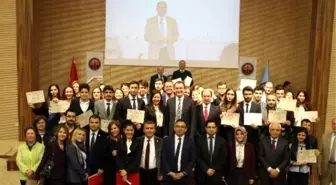 Antalya Barosu Staj Akademisi'nde Sertifika Töreni