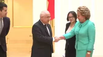 TBMM Başkanı Çiçek, Matviyenko ile Bir Araya Geldi