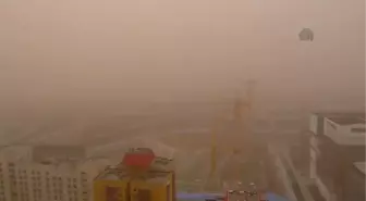 Çin'de Kum Fırtınası