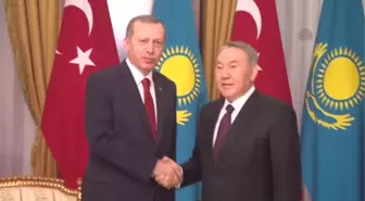 Cumhurbaşkanı Erdoğan-Nazarbayev Görüşmesi