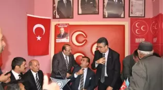 Çat'ta MHP Adaylarına Yoğun İlgi