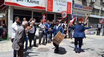 Hdp'liler Kayseri'de Davul Zurnalı Tanıtım Yaptı