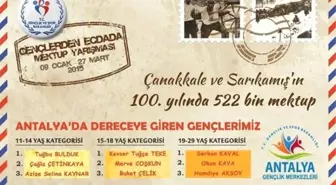 100'üncü Yılda 100 Bin Mektup Yarışmasında Antalya'dan 9 Genç Dereceye Girdi