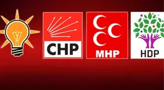 AK Parti, CHP, MHP ve HDP'nin 25 Adayı Değişti