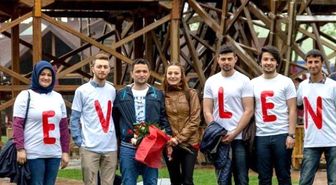 Sakarya'da Sürpriz Evlenme Teklifi