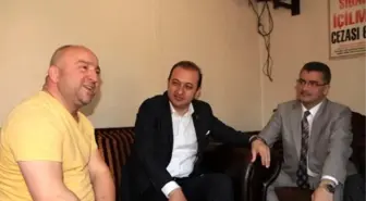 AK Parti Adayı Hurşit Yıldırım, Taksicileri Ziyaret Etti