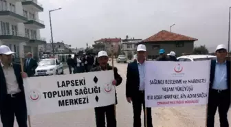 Lapseki Toplum Sağlığı Merkezinden Sağlıklı Yaşam Yürüyüşü