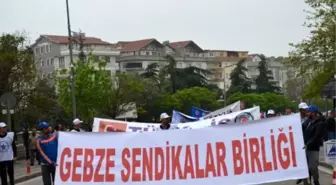 Gebze'de 1 Mayıs Coşkusu